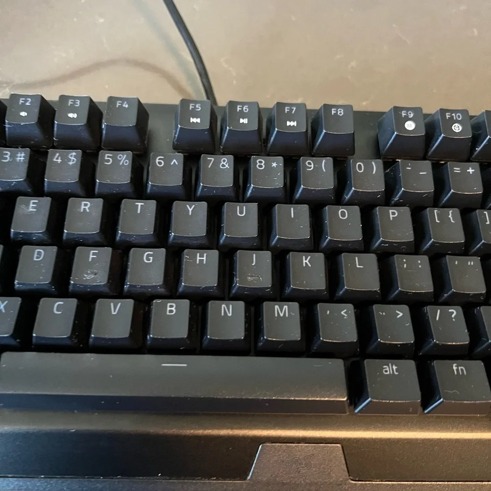 Razor Blackwindow v3 tenkeyless gaming keyboard, model no RZ03-0349